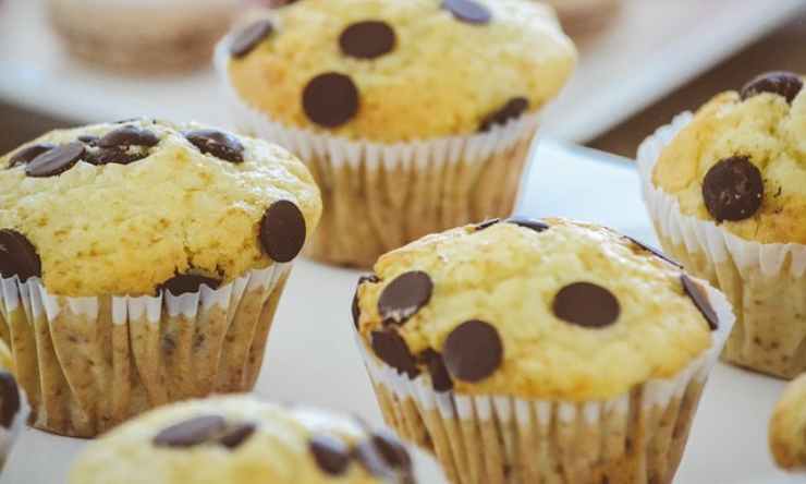 Muffin arancia gocce cioccolata