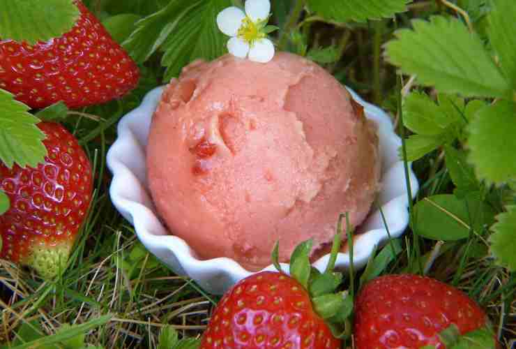 gelato alla fragola 