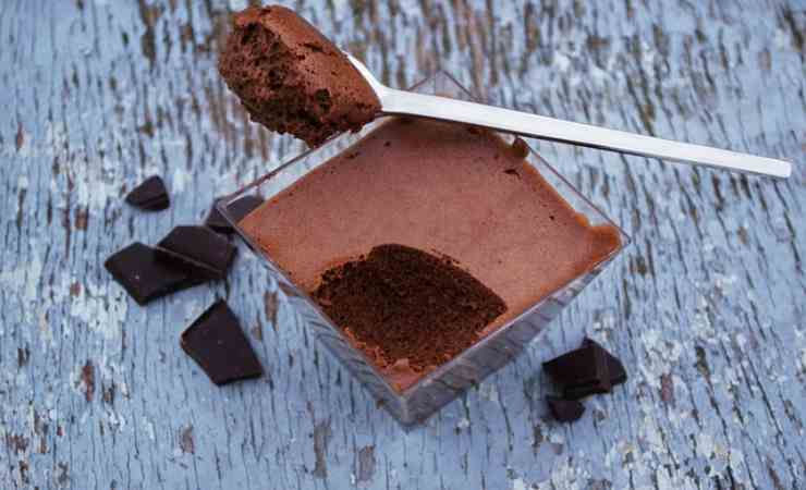 mousse cioccolato senza uova