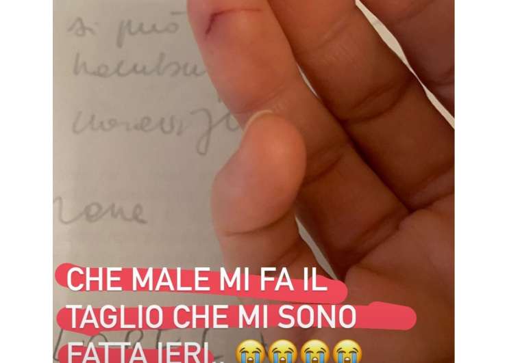 benedetta parodi piccolo 'incidente'