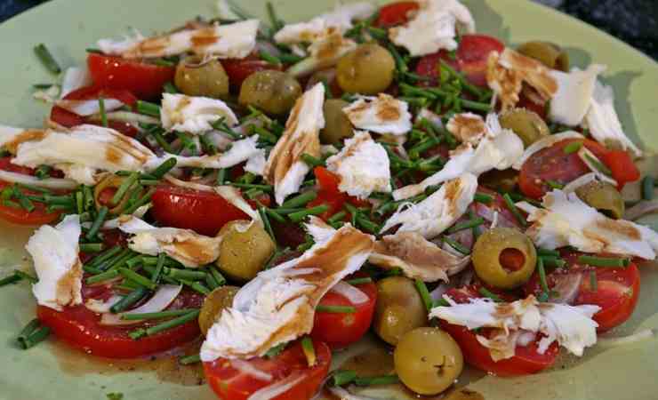 Petto di pollo insalata