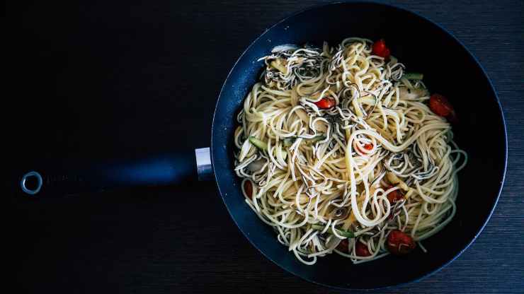 spaghetti aglio e olio trucco