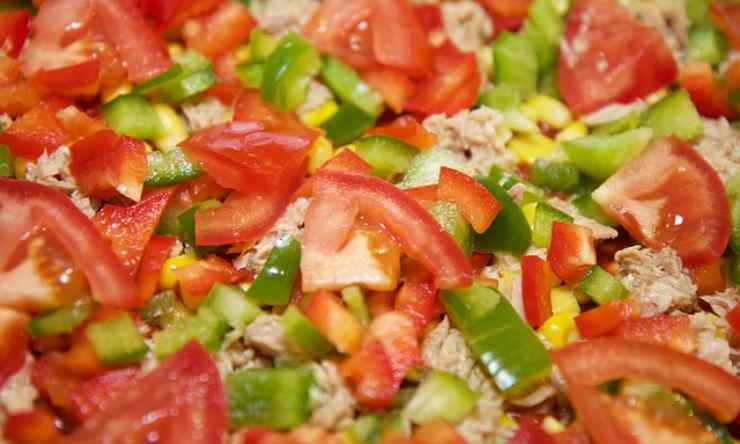 tonno, pomodoro e fagioli