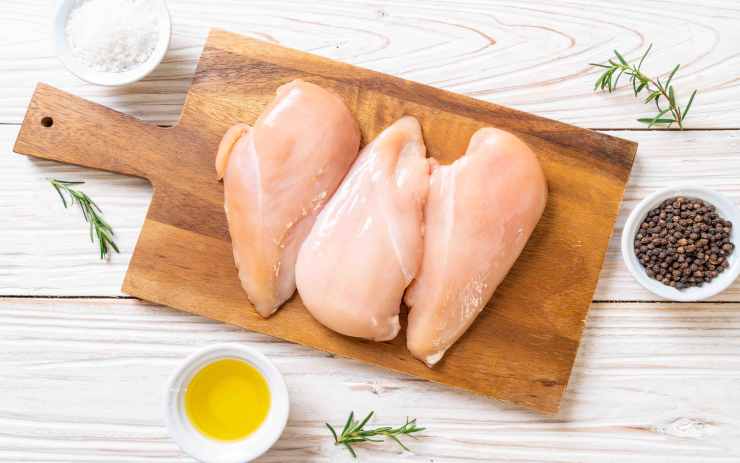 petto di pollo bianco o giallo 