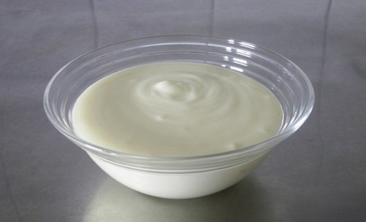 vasetto di yogurt