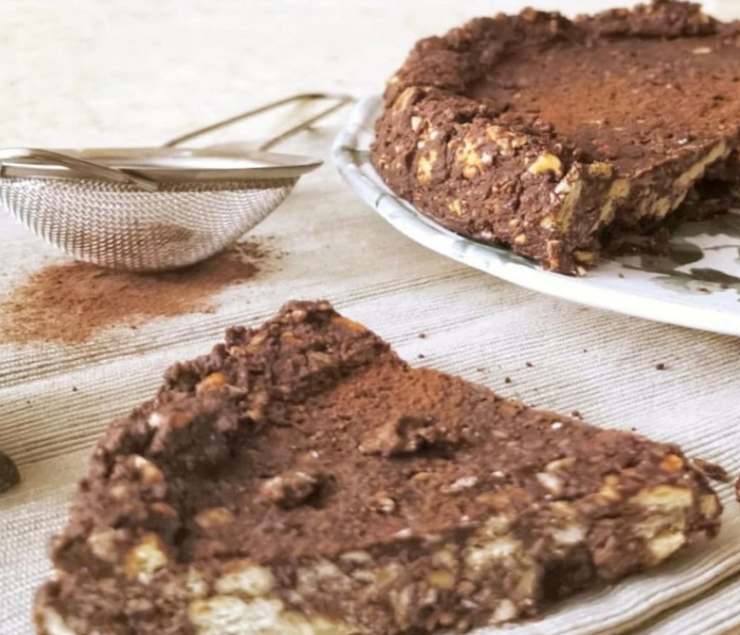 torta al cioccolato senza cottura