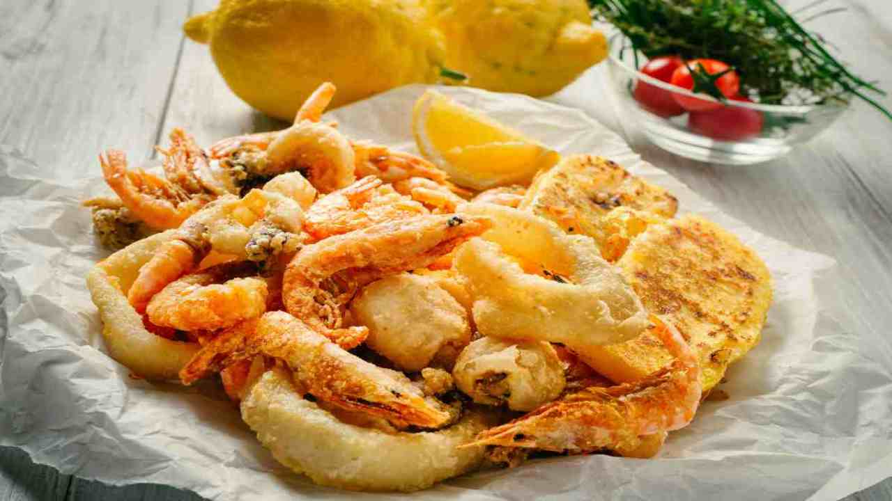 fritto di pesce leggero