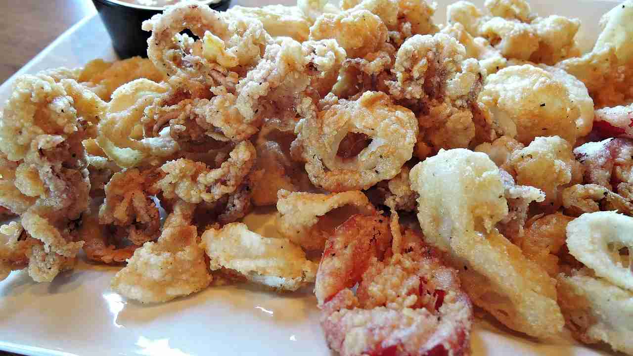 Trucco calamari fritti