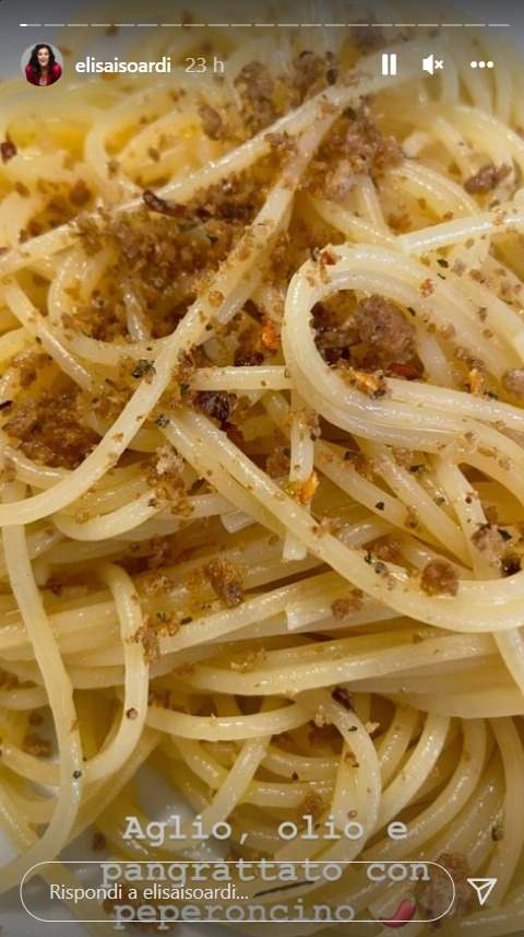 Elisa Ispard spaghetti