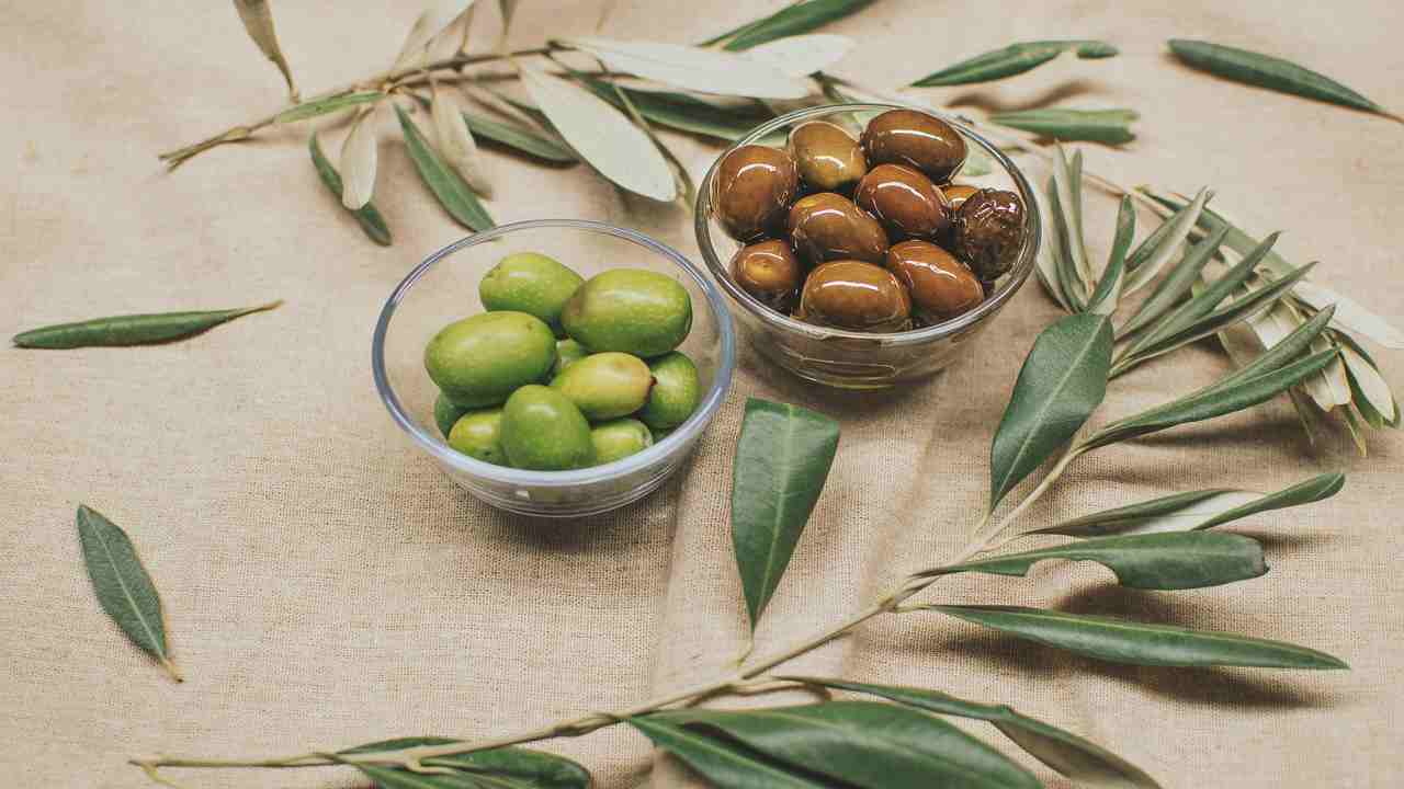 antipasto con olive