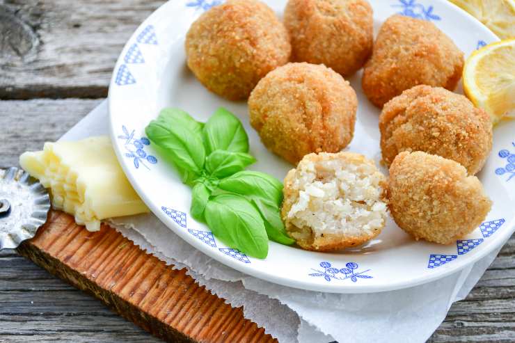 arancine cacio e pepe