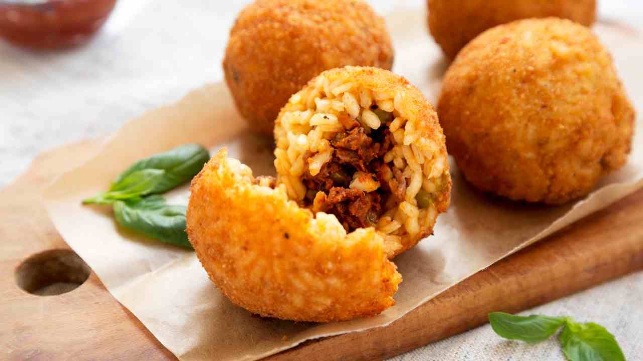 arancine si aprono sempre