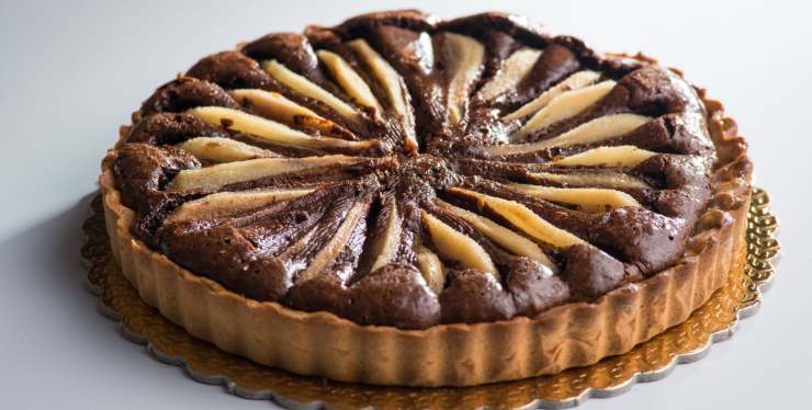 crostata cioccolato e pere