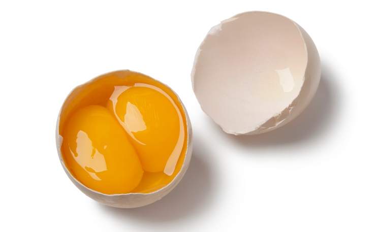 due tuorli uovo