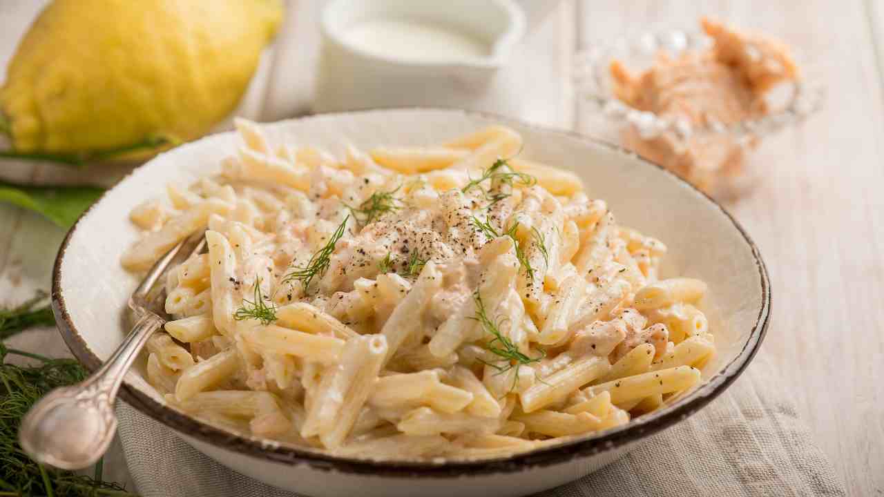 penne salmone cremose