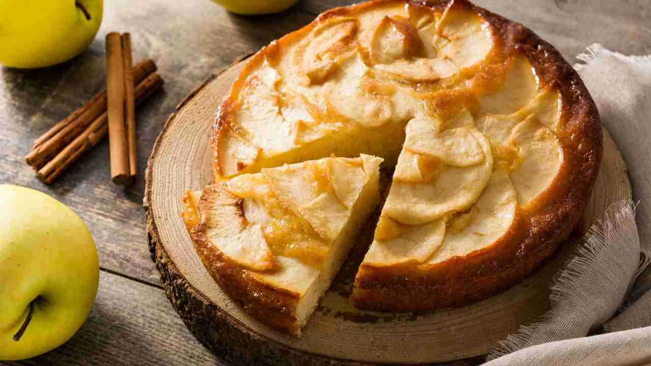 torta di mele pane raffermo