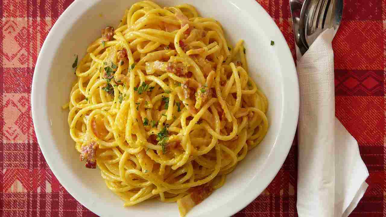 Carbonara senza uova