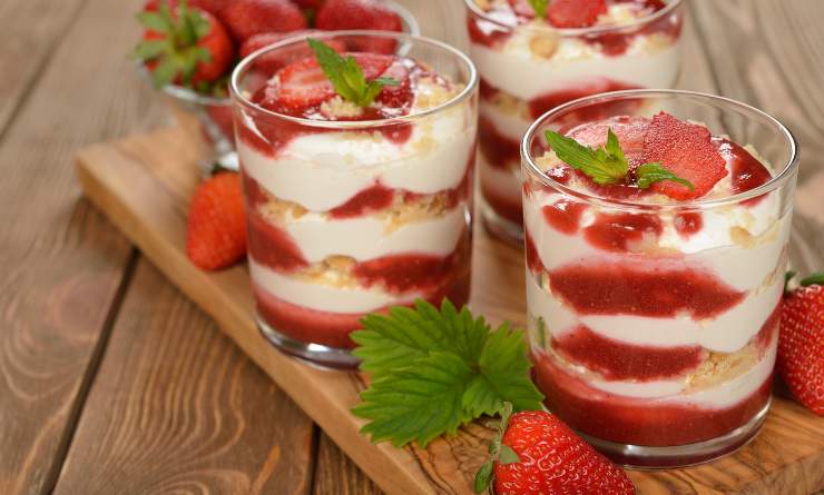 dessert fragole