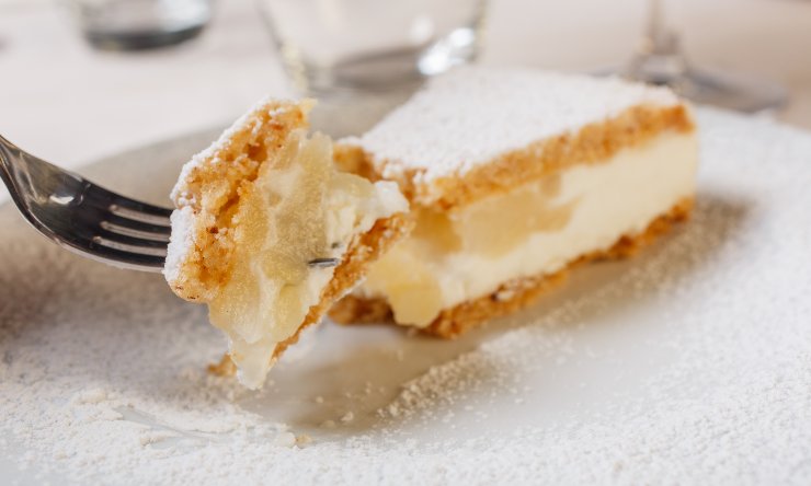 torta ricotta e pere