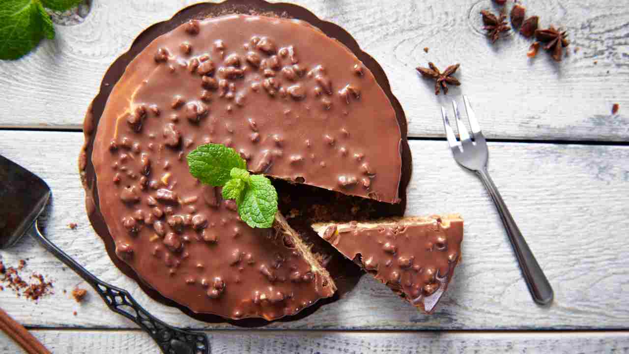 torta cacao senza cottura