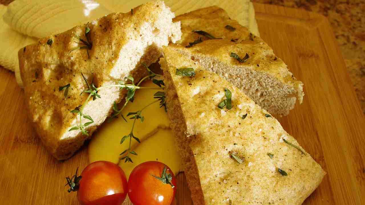 Focaccia senza lievito