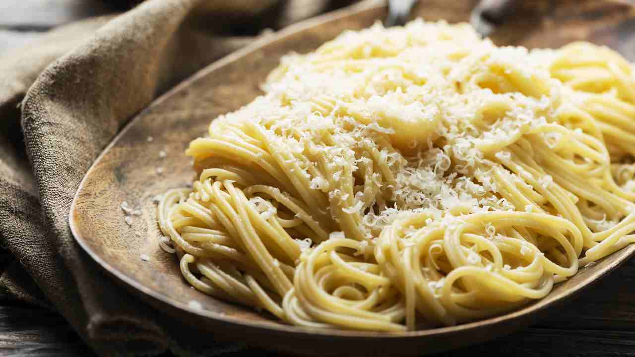 normale pasta in bianco