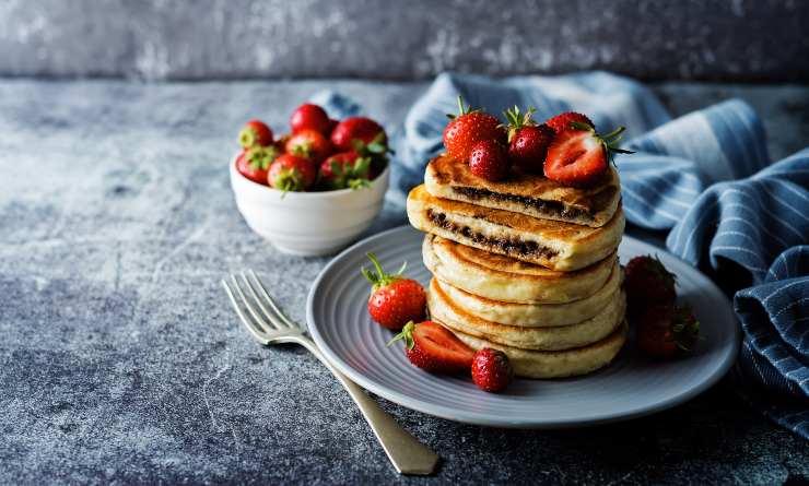 pancake ripieni cioccolato