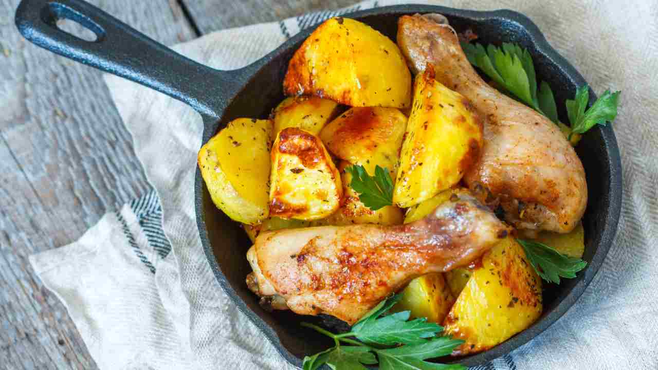 pollo e patate