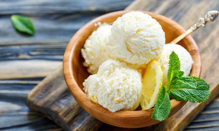 gelato al limone