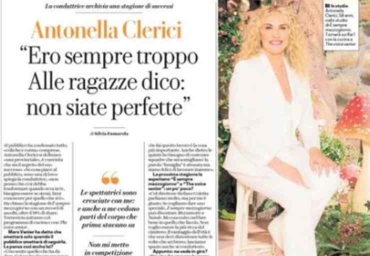 antonella clerici confessione