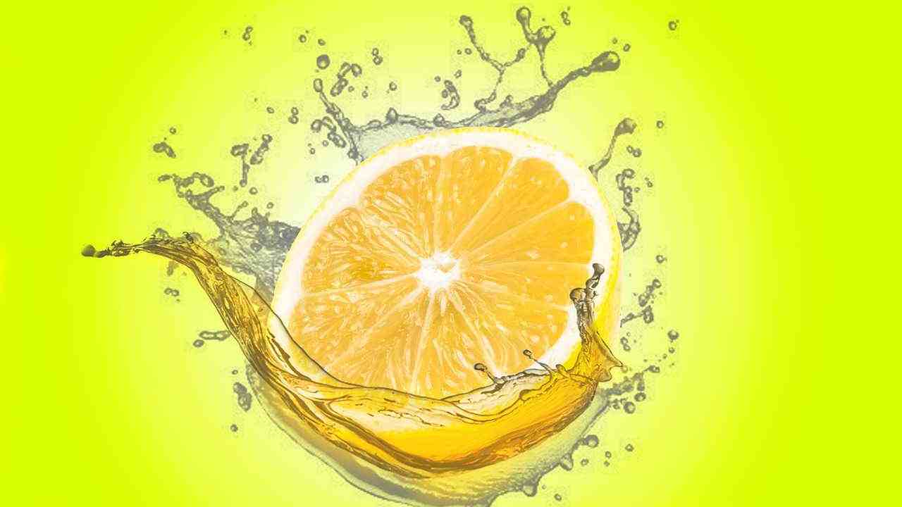 acqua limone trucco