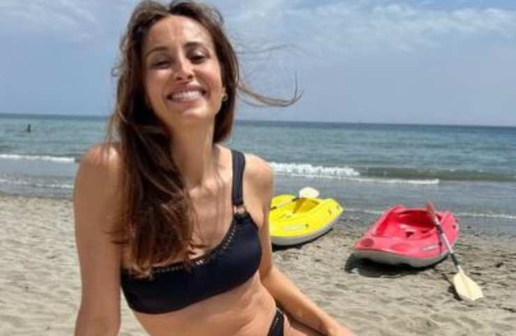 Benedetta Parodi al mare