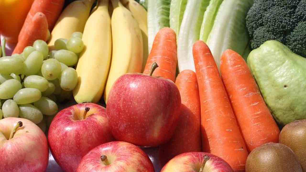 frutta verdura frigo