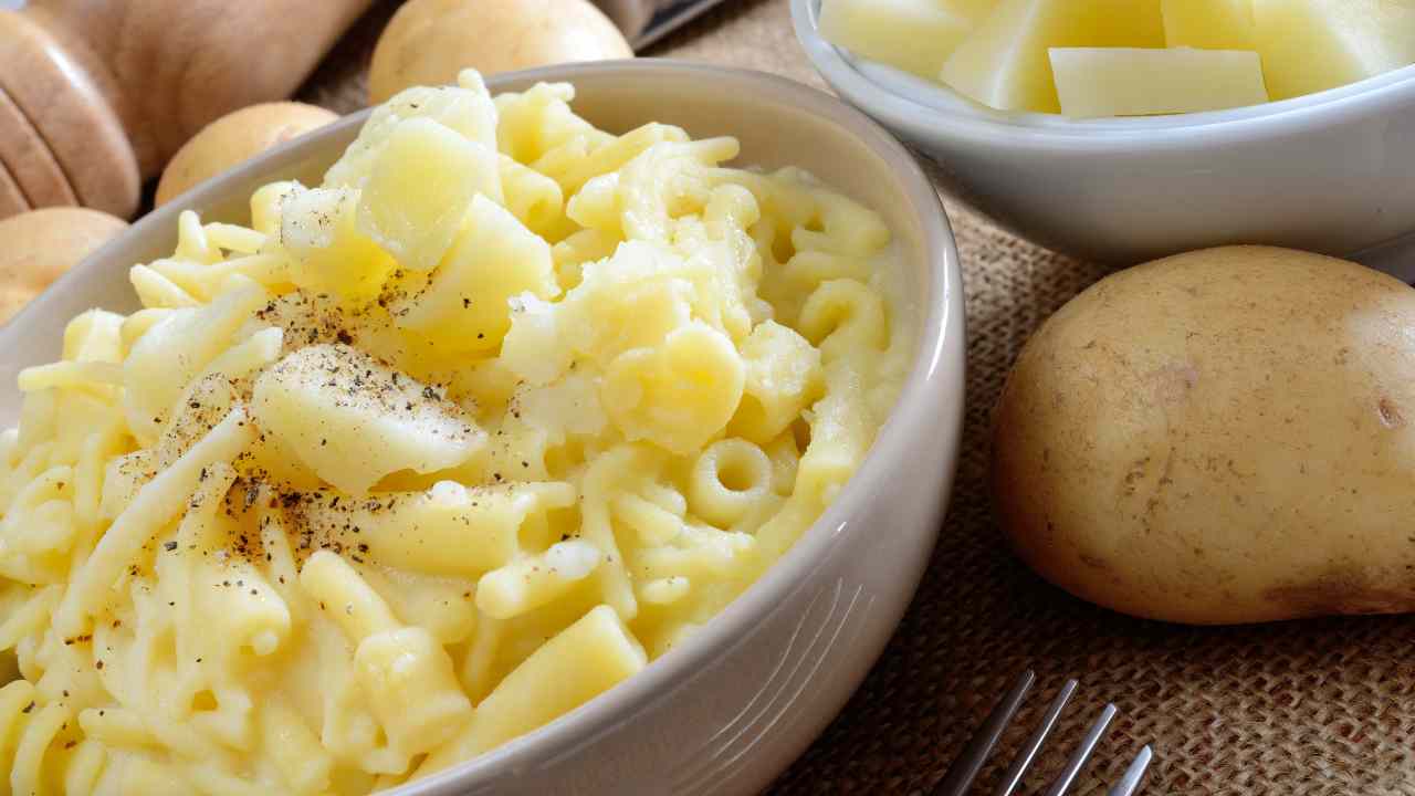 pasta e patate ingredienti