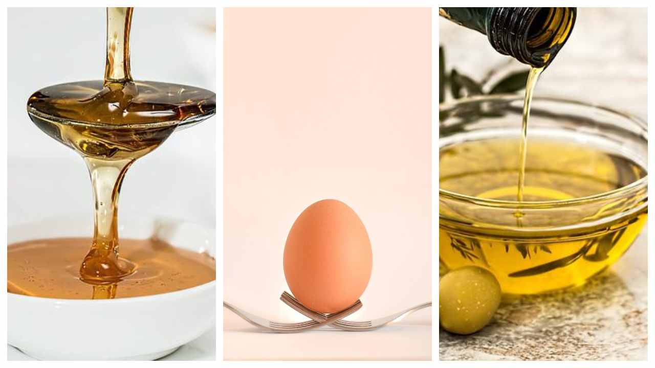 Uovo miele e olio rimedio