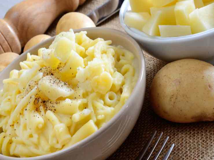Pasta e patate cremosa