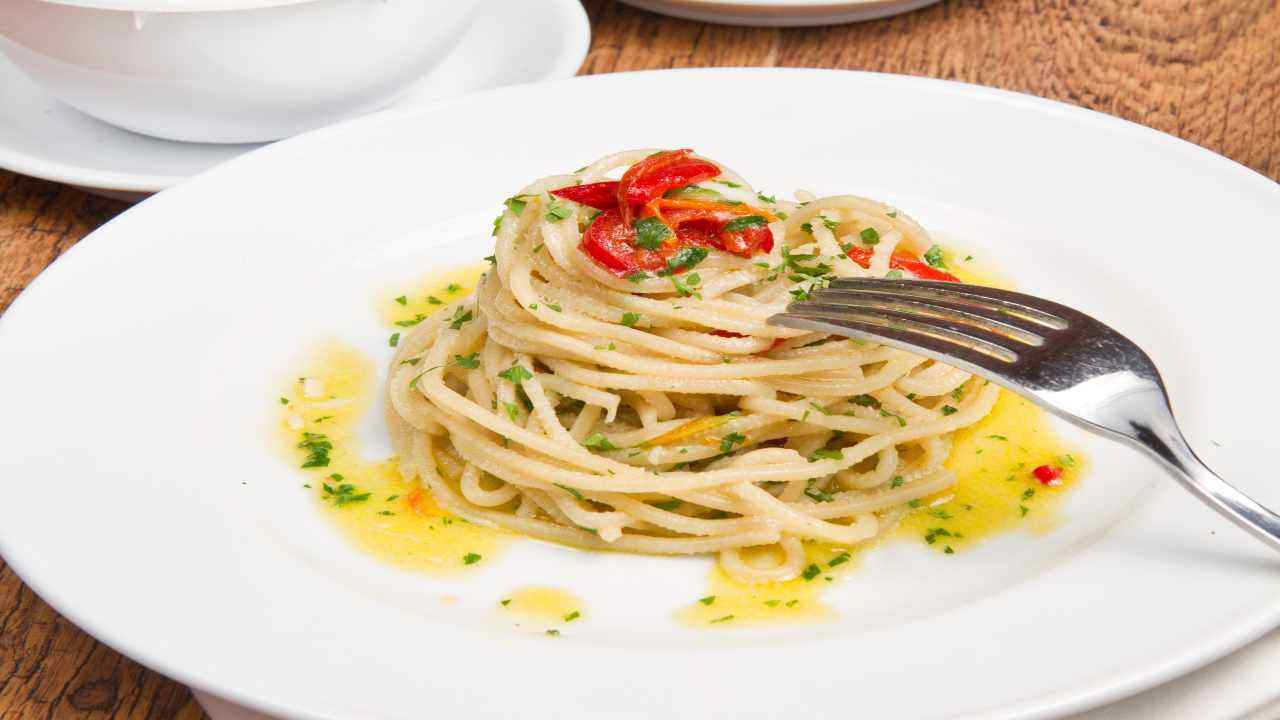 aglio olio peperoncino tocco