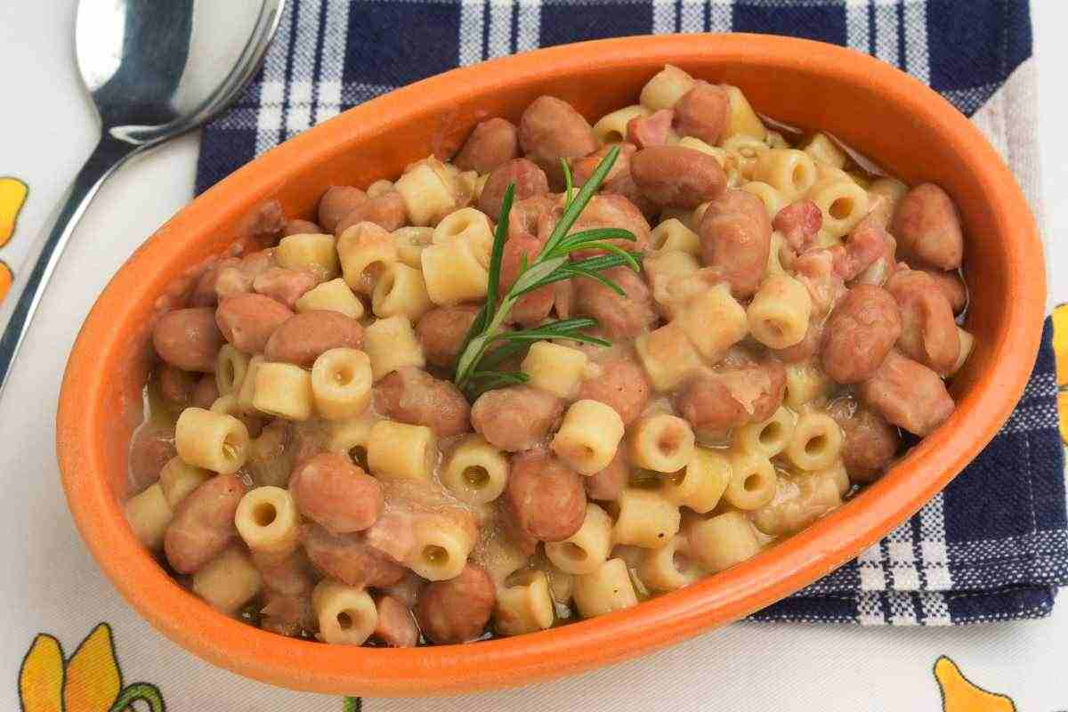 PAsta fagioli in questo modo