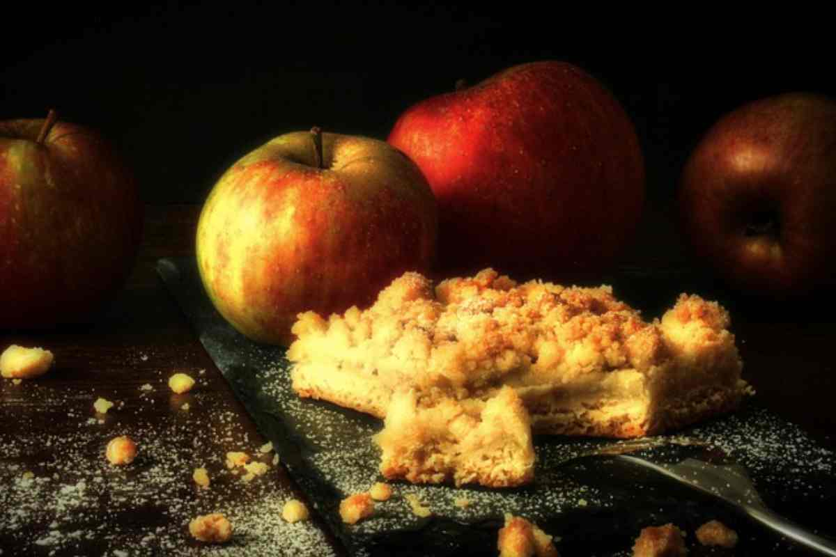 crumble mele ricetta