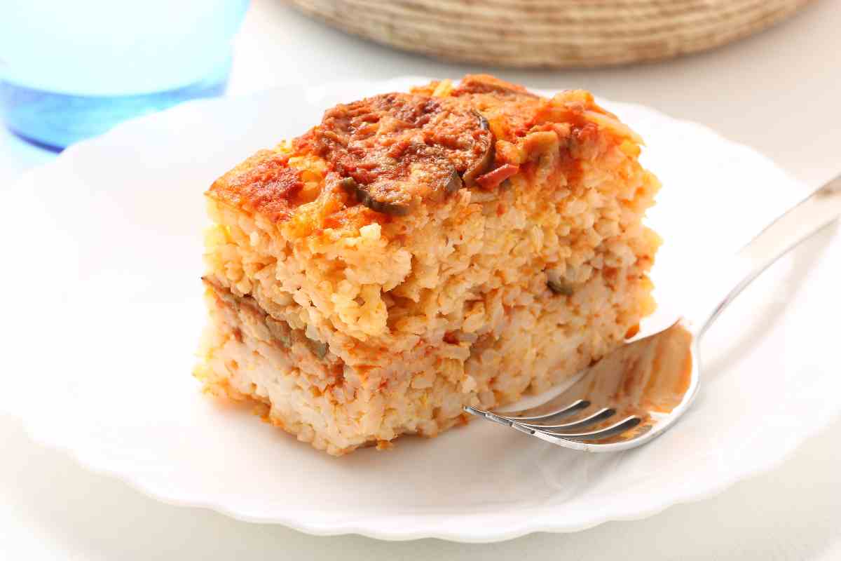 pasticcio riso ricetta 