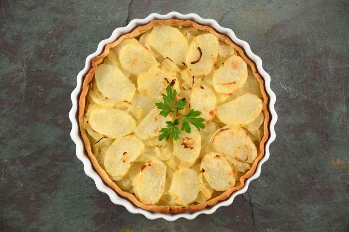 ricetta crostata patate