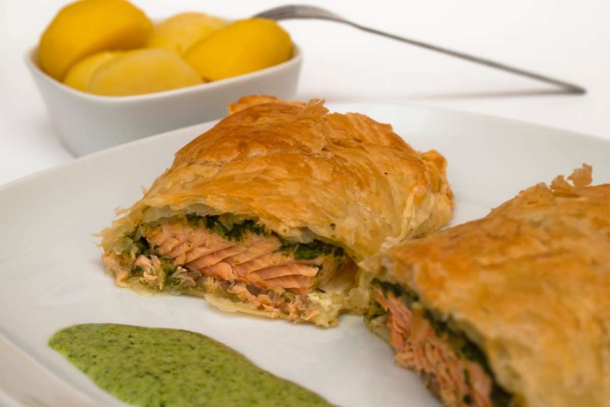 salmone crosta ricetta