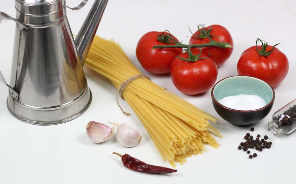 Spaghetti aglio olio ingredienti