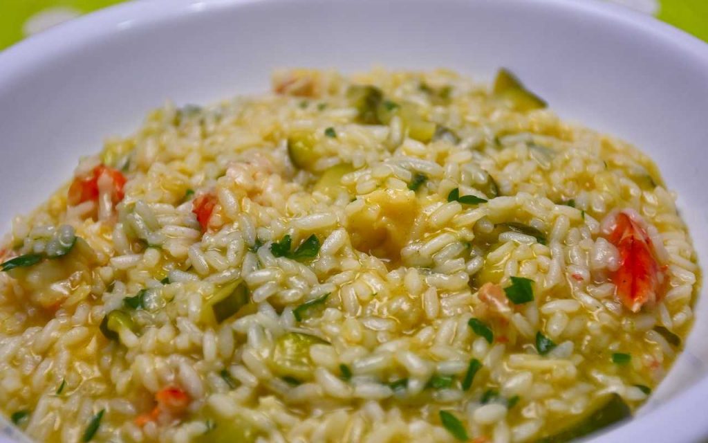 non semplice risotto zucchine