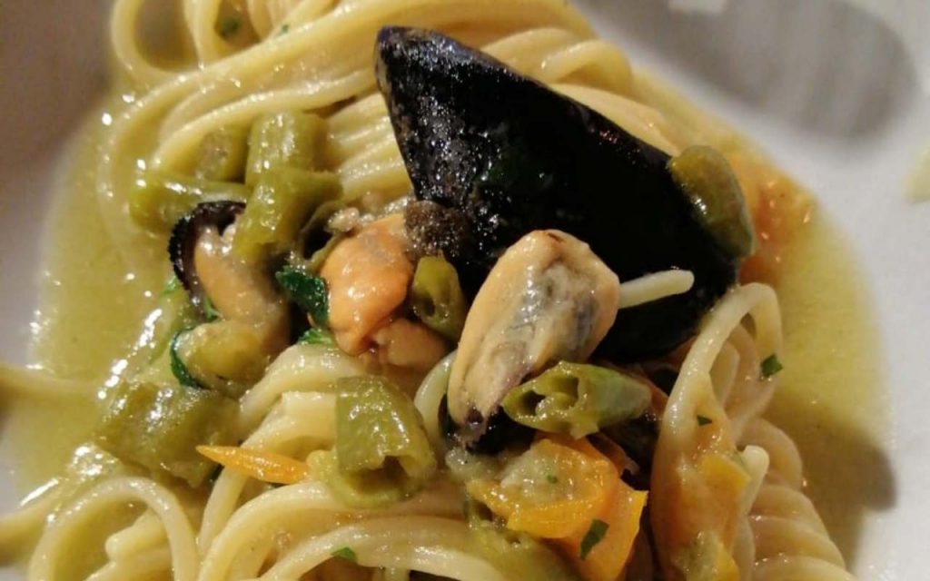 Spaghetti cozze ingrediente