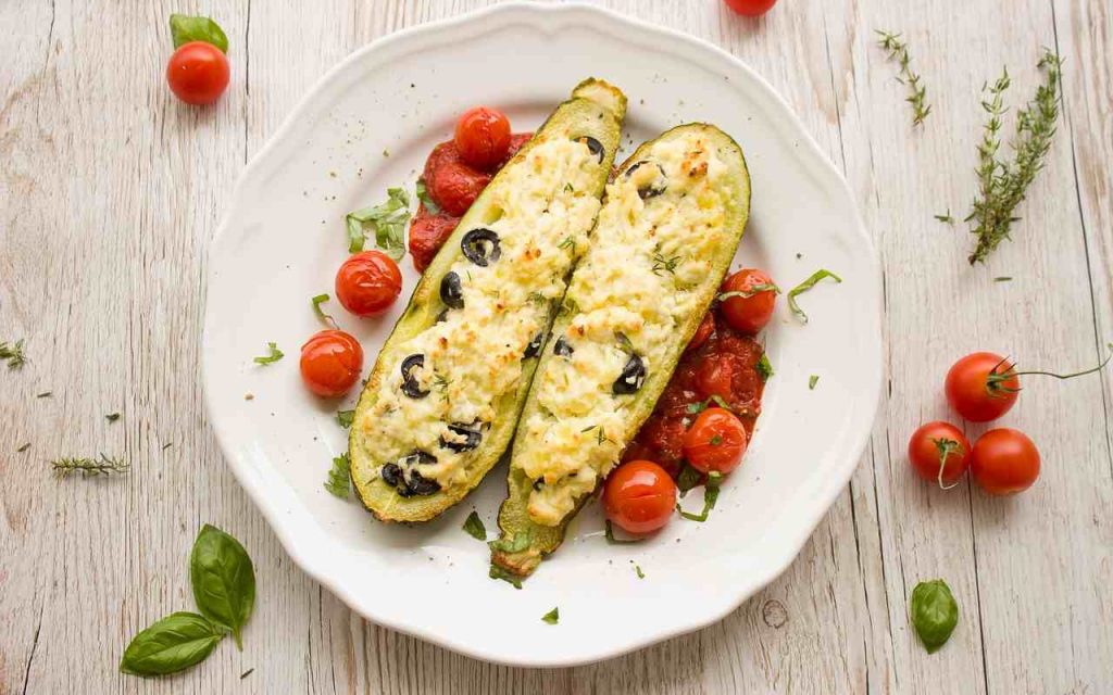 Zucchine ripiene light