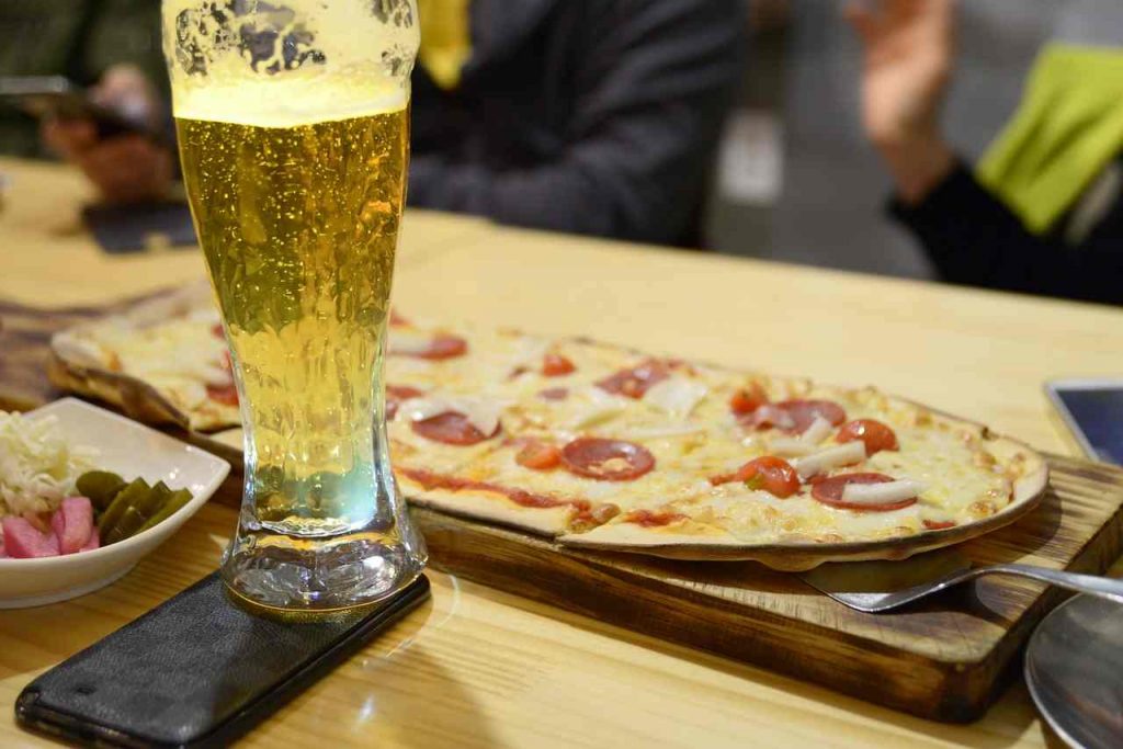 birra e pizza