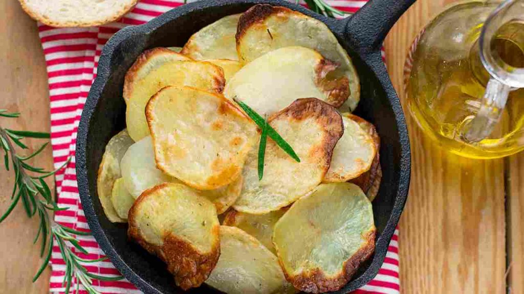 chips di patate al forno