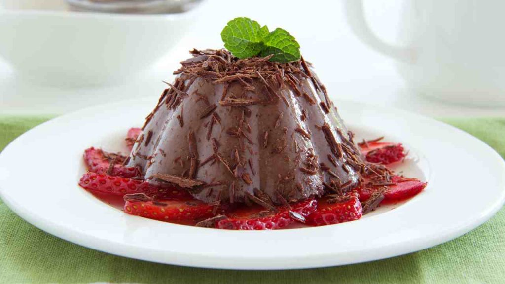 Panna cotta al cioccolato