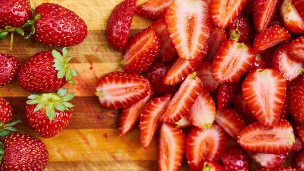Dolce fragole padella